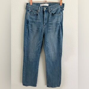 AYR The Pop Cropped Straight Leg Jeans Women’s Size 28 Long